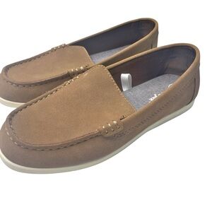 Cat & Jack loafers boys tan suede like 3